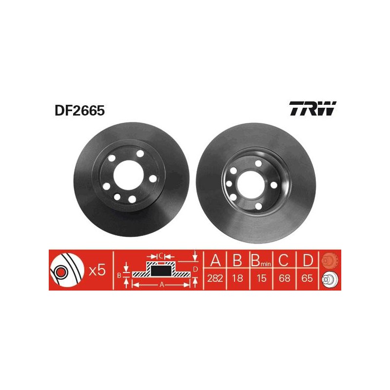 PAIRE DE DISQUES