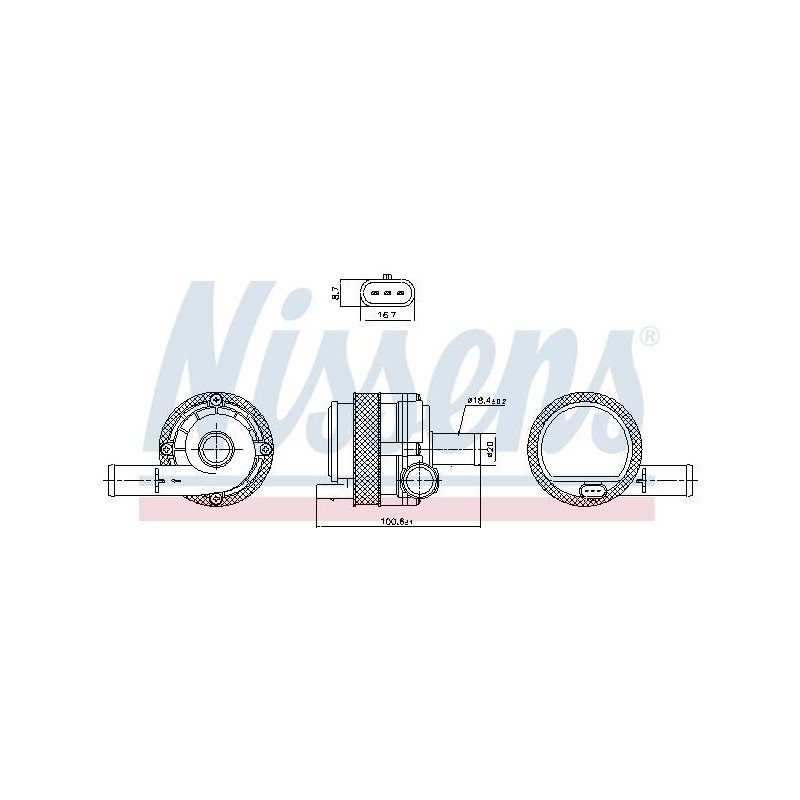 POMP.EAU SMART FORTWO CABRIO (2007)
