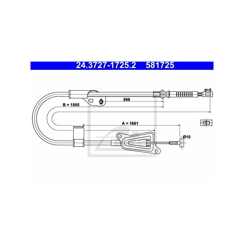CABLE DE FREIN A MAIN