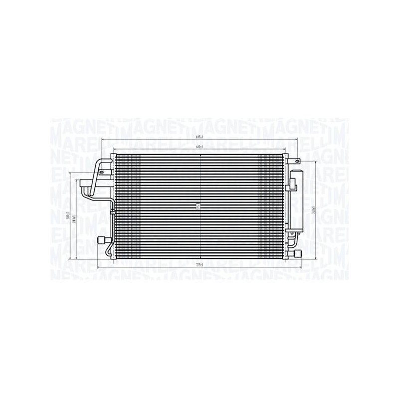 CONDENSEUR POUR HYUNDAI TUCSON JM