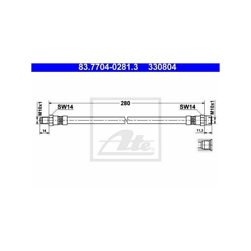 FLEXIBLE DE FREIN / EMBRAYAGE