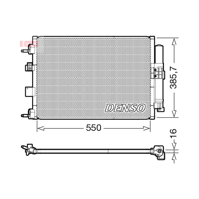 CONDENSEUR FORD FOCUS/C-MAX