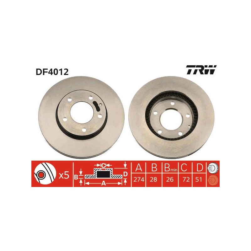 PAIRE DE DISQUES