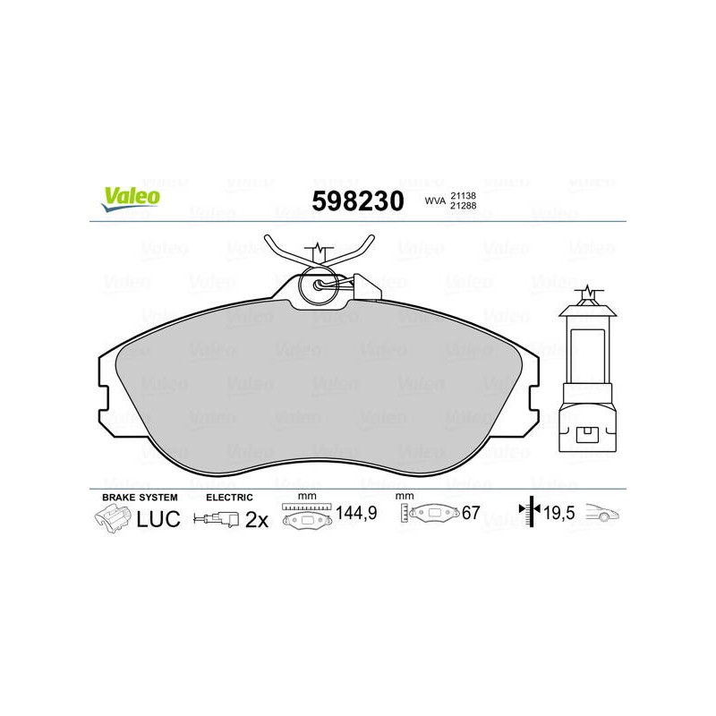 PLAQ FREIN AUDI 80. 90. 100