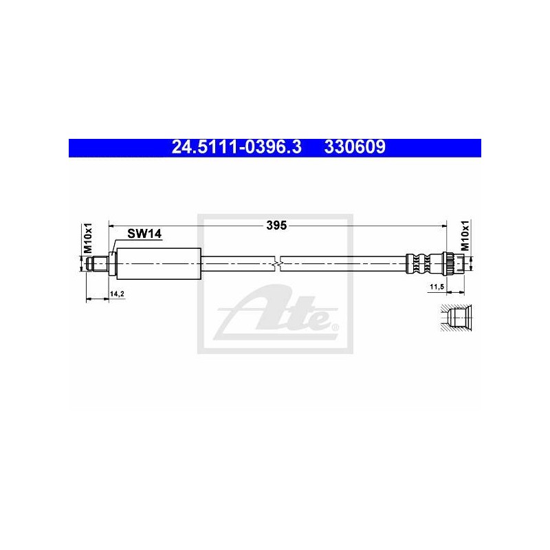 FLEXIBLE DE FREIN / EMBRAYAGE