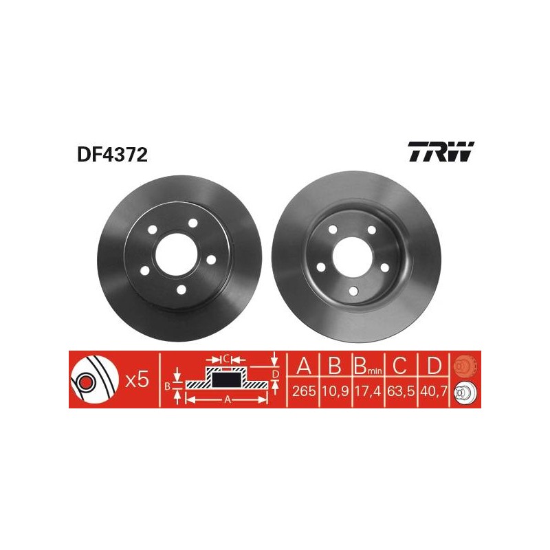 PAIRE DE DISQUES