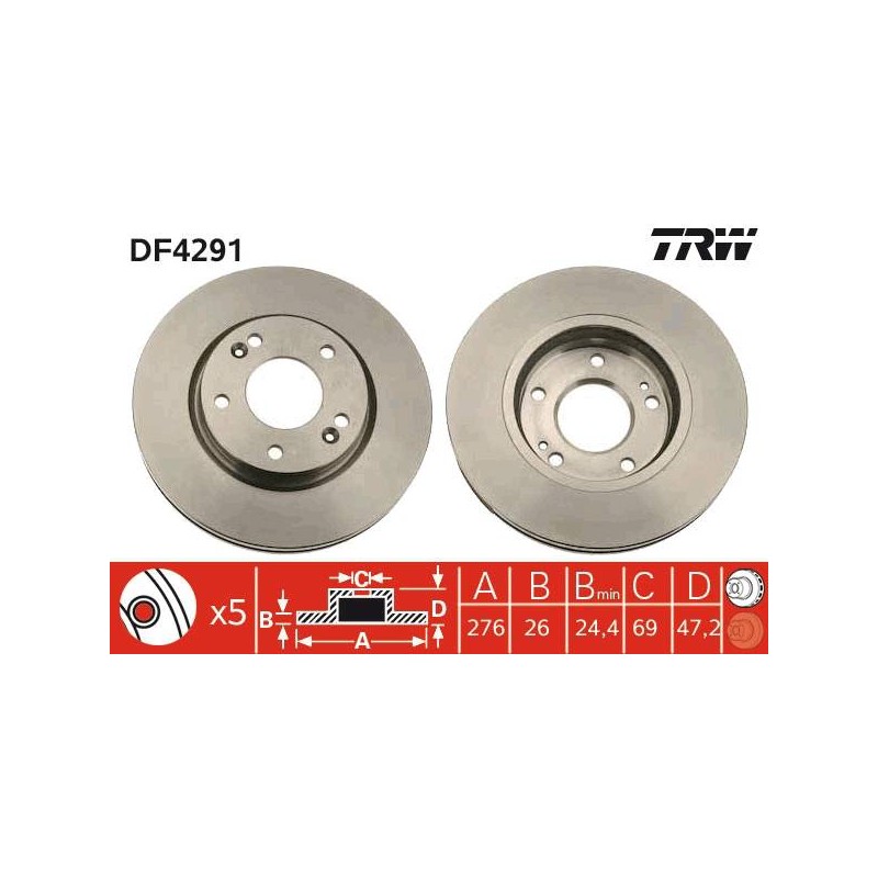 PAIRE DE DISQUES