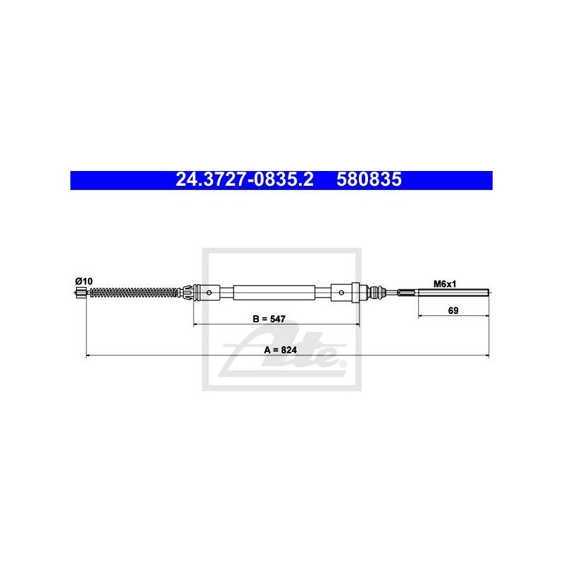 CABLE DE FREIN A MAIN
