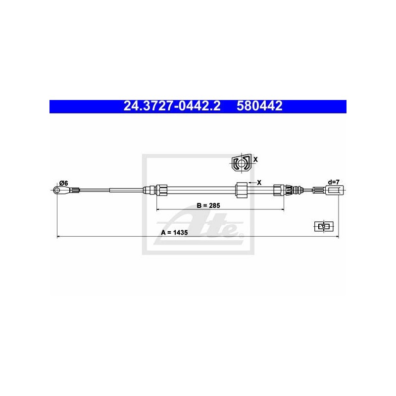 CABLE DE FREIN A MAIN