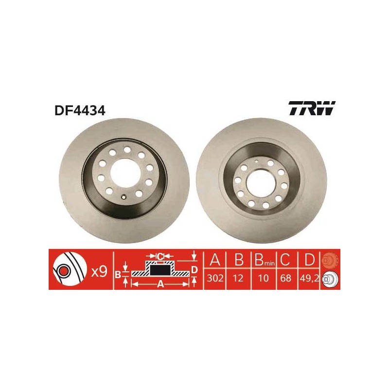 PAIRE DE DISQUES