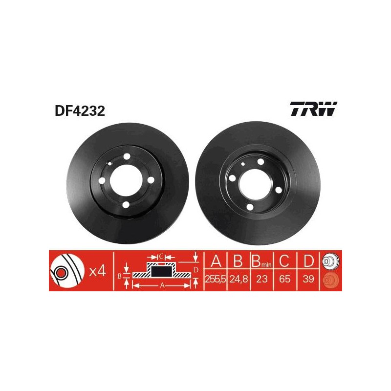 PAIRE DE DISQUES
