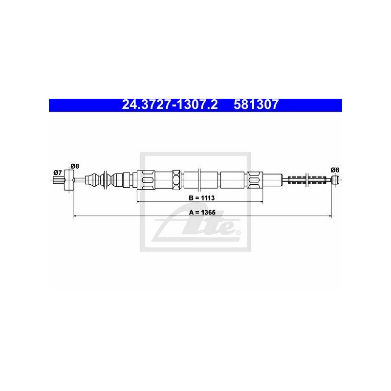 CABLE DE FREIN A MAIN