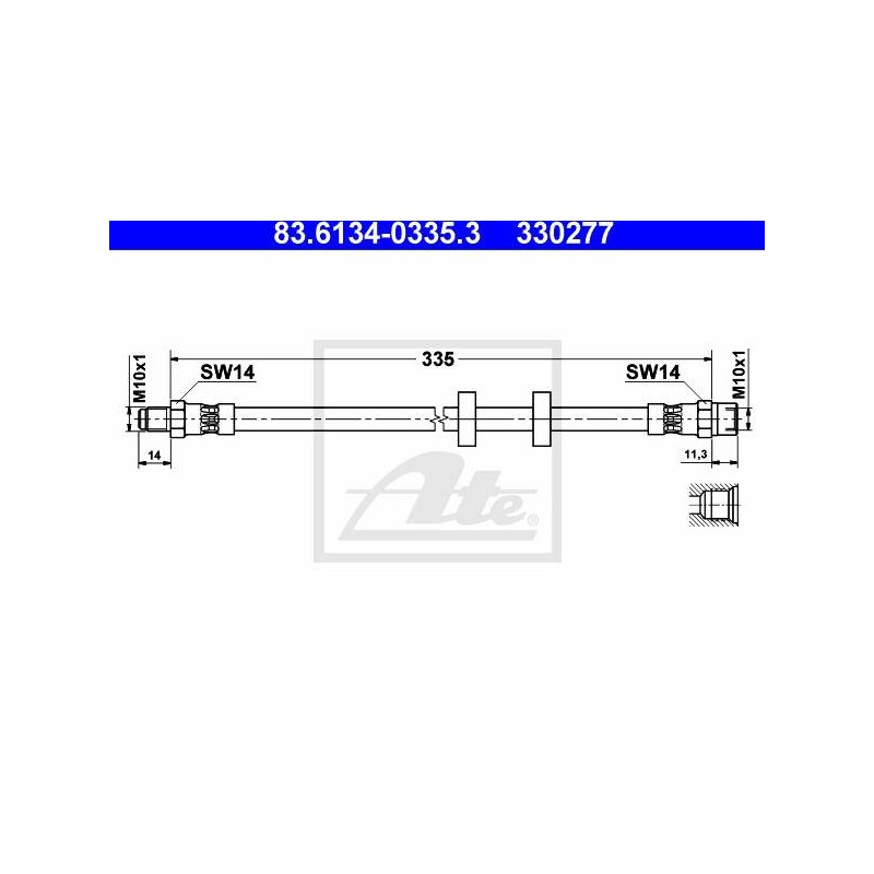 FLEXIBLE DE FREIN / EMBRAYAGE