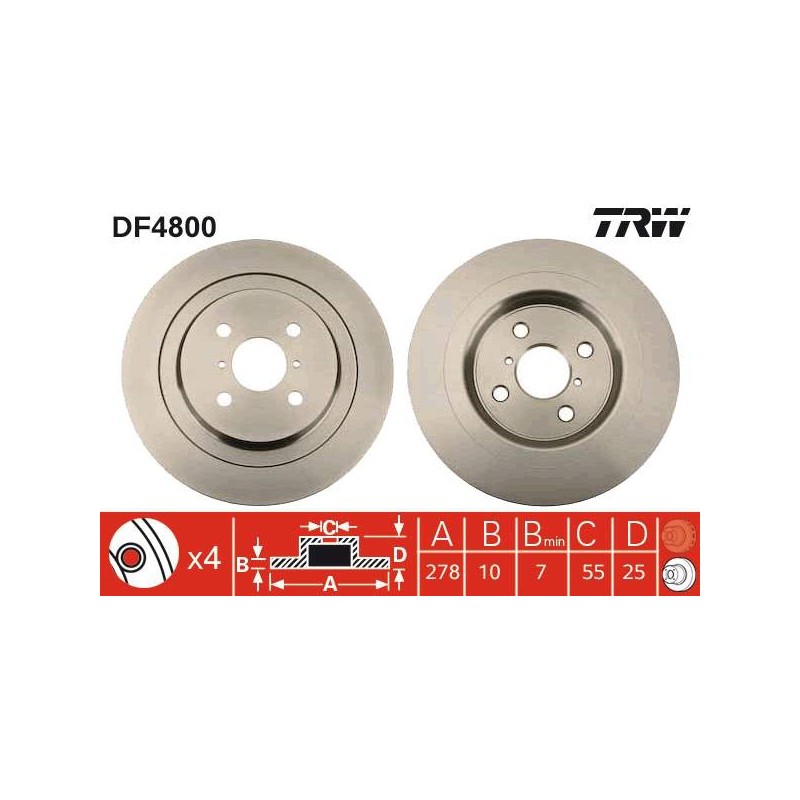 PAIRE DE DISQUES