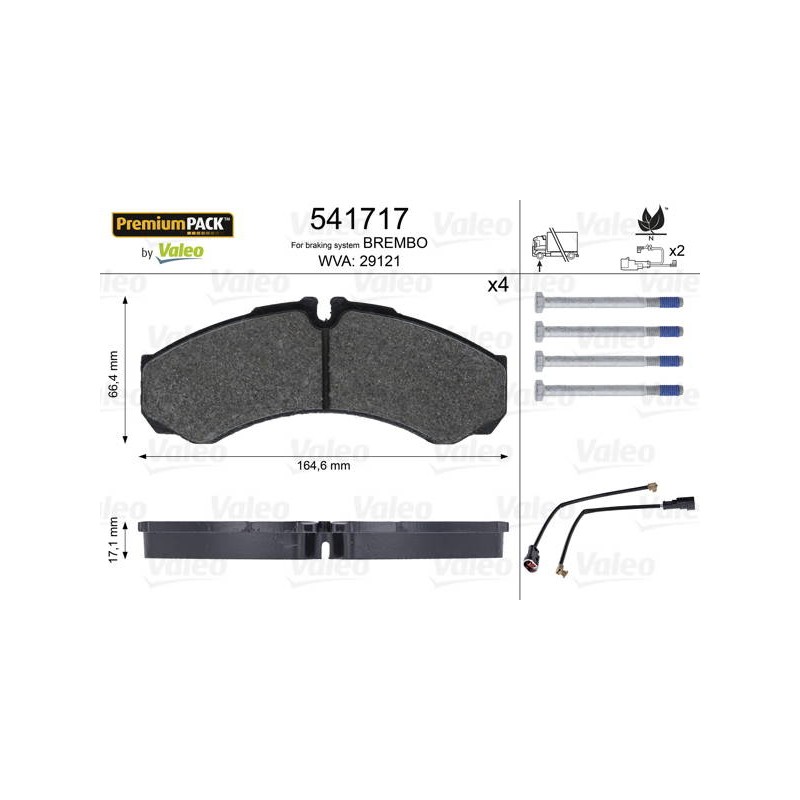 PLAQUETTES PREMIUMPACK IVECO DAILY