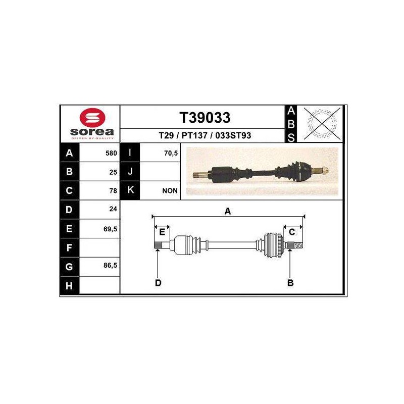 TRANSMISSION / 309 7/8CV ET D