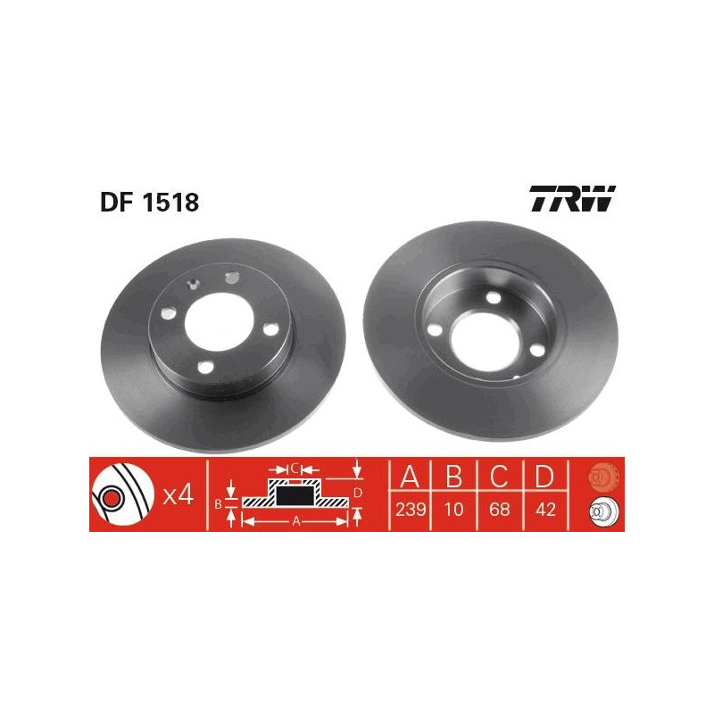 PAIRE DE DISQUES
