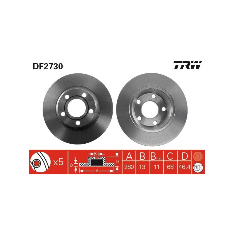 PAIRE DE DISQUES