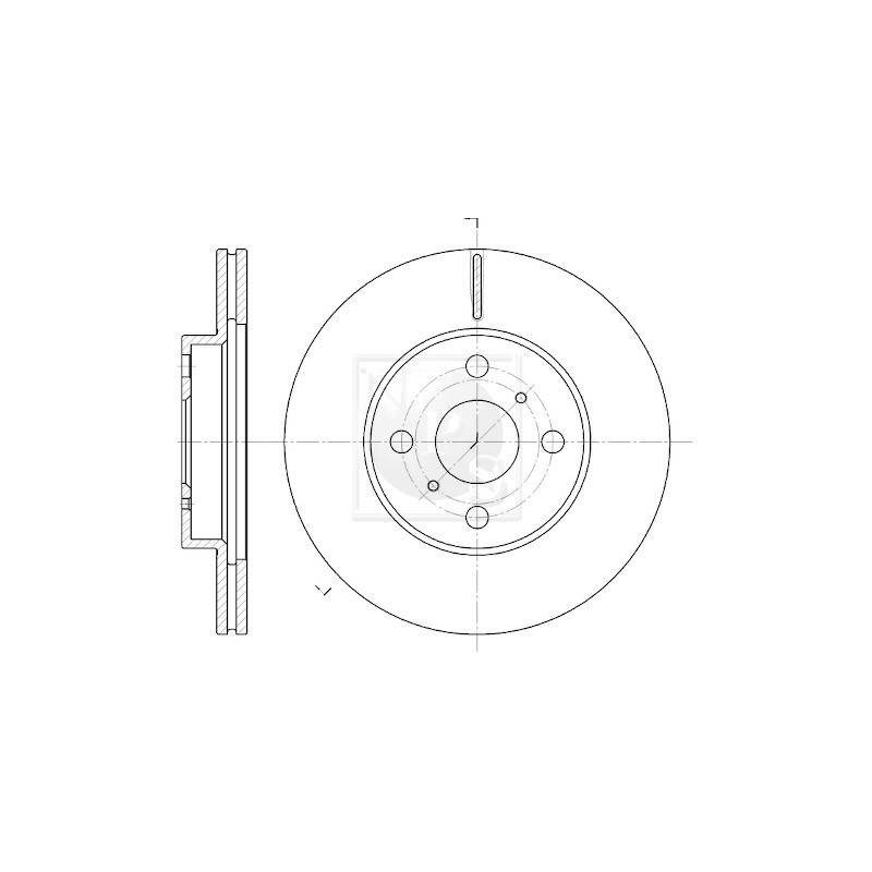 DISQUE DE FREIN AVANT
