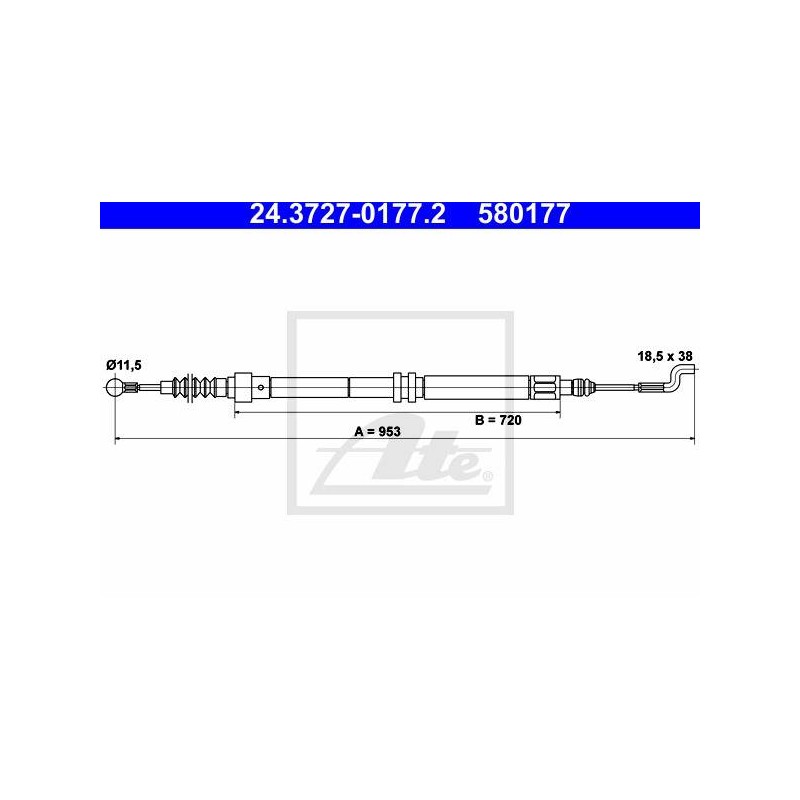 CABLE DE FREIN A MAIN