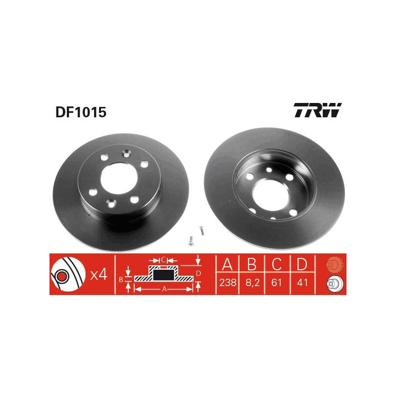 PAIRE DE DISQUES