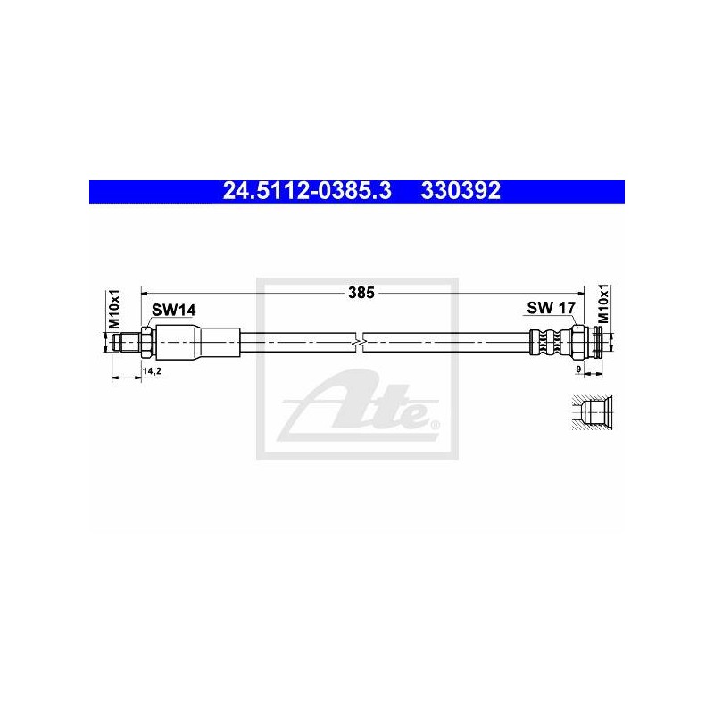 FLEXIBLE DE FREIN / EMBRAYAGE