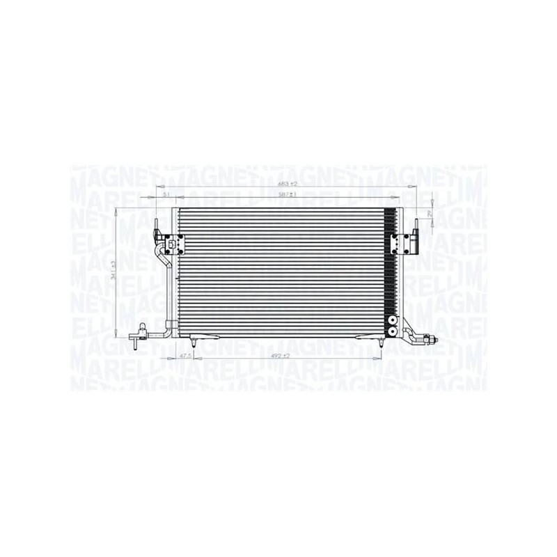 CONDENSEUR POUR PSA BERLINGO / 306