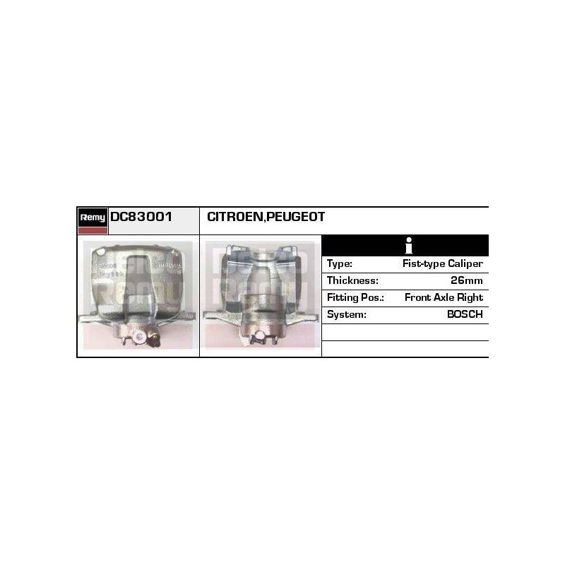 ETRIER DE FREIN - REMY REMANUFACTUR