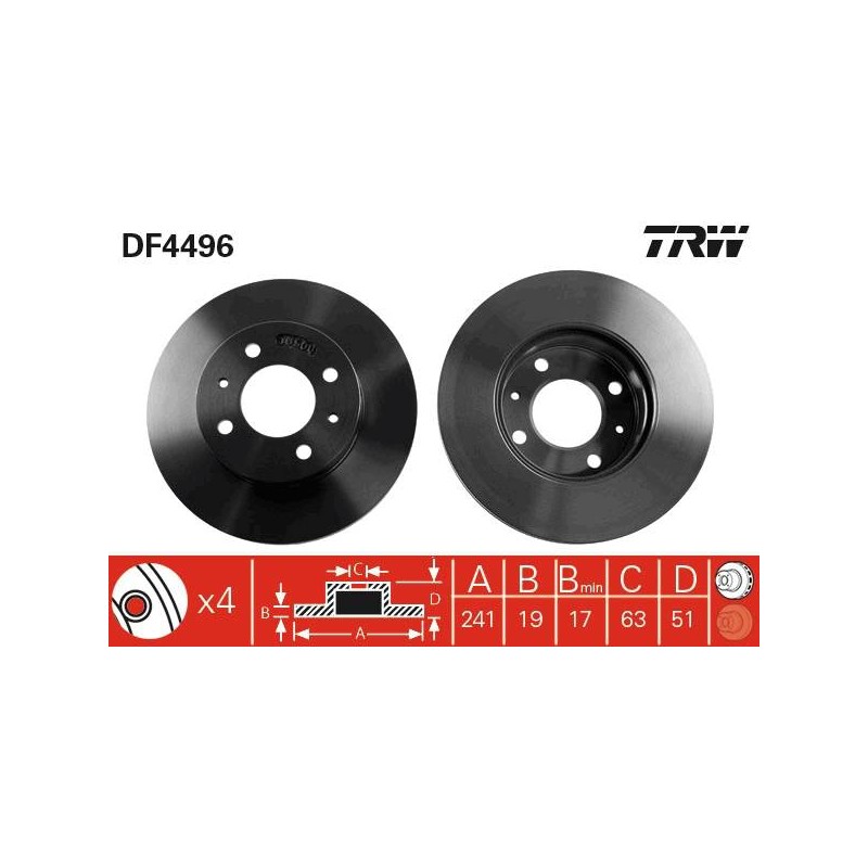 PAIRE DE DISQUES