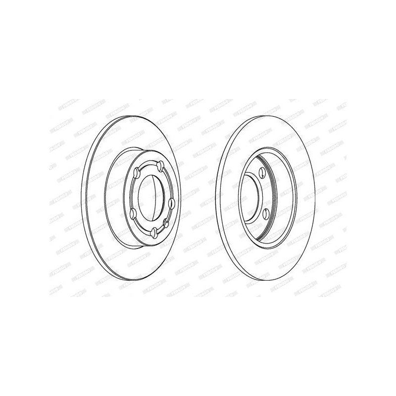 DISQUES DE FREIN (2P)
