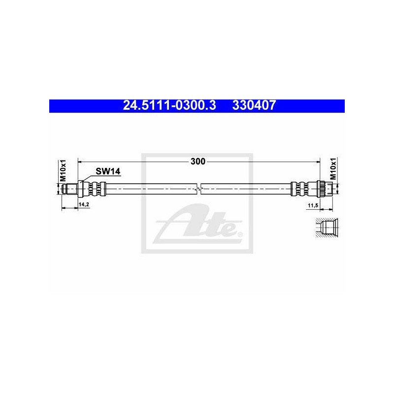 FLEXIBLE DE FREIN / EMBRAYAGE