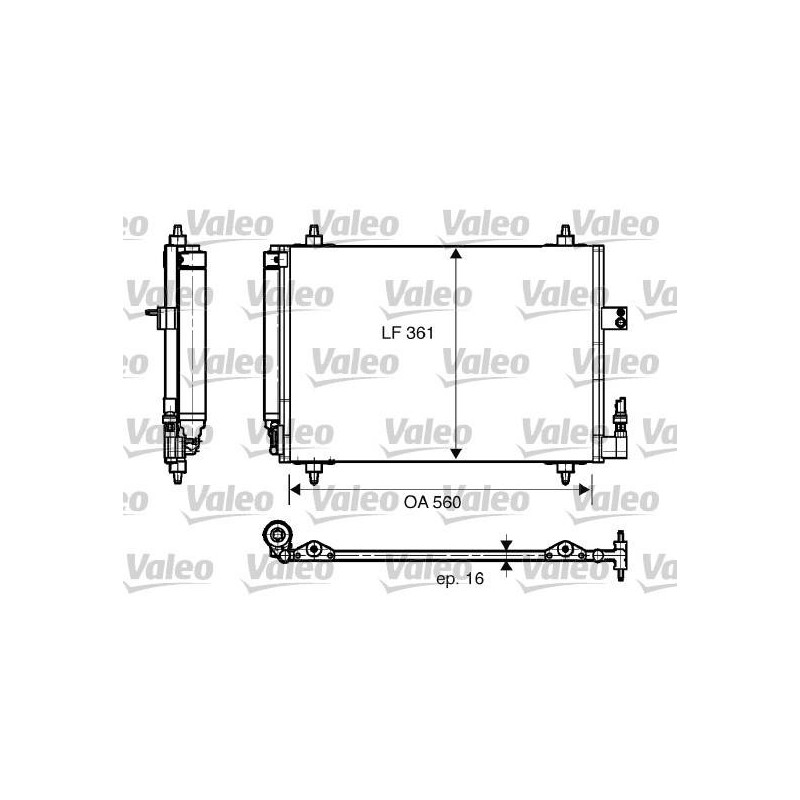 COND CITROEN C5 II. C6 / PEUGEOT 40