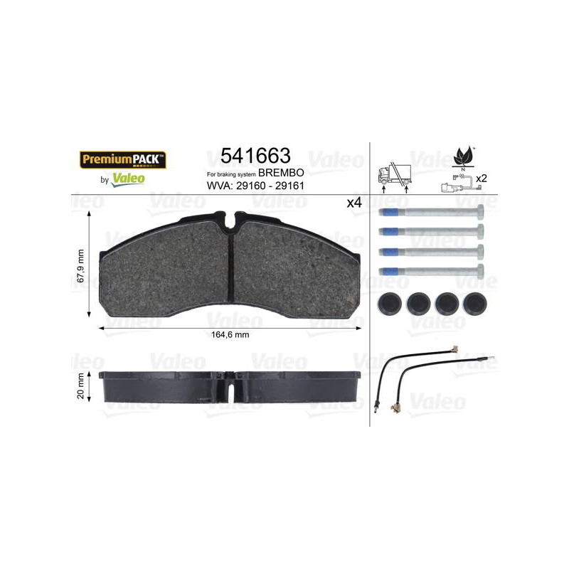 PLAQUETTES PREMIUMPACK IVECO DAILY