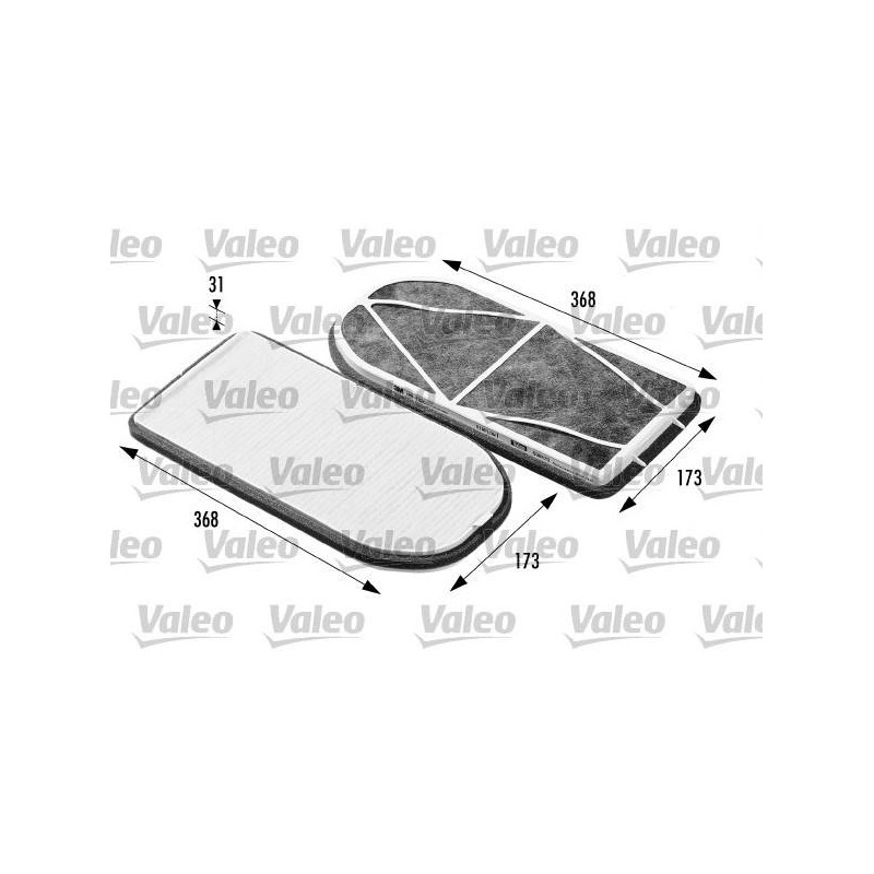 FILTRE HAB (X2) BMW SERIE 7 E38 (CA