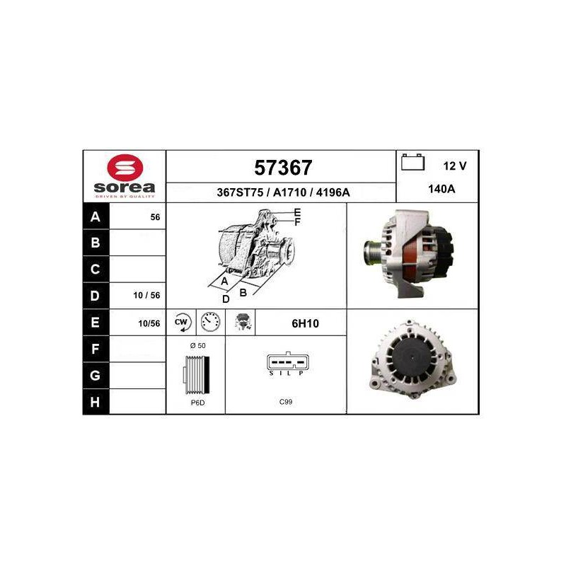 ALTERNATEUR VL / SSANG-YONG