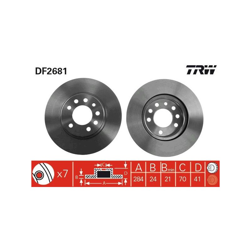 PAIRE DE DISQUES