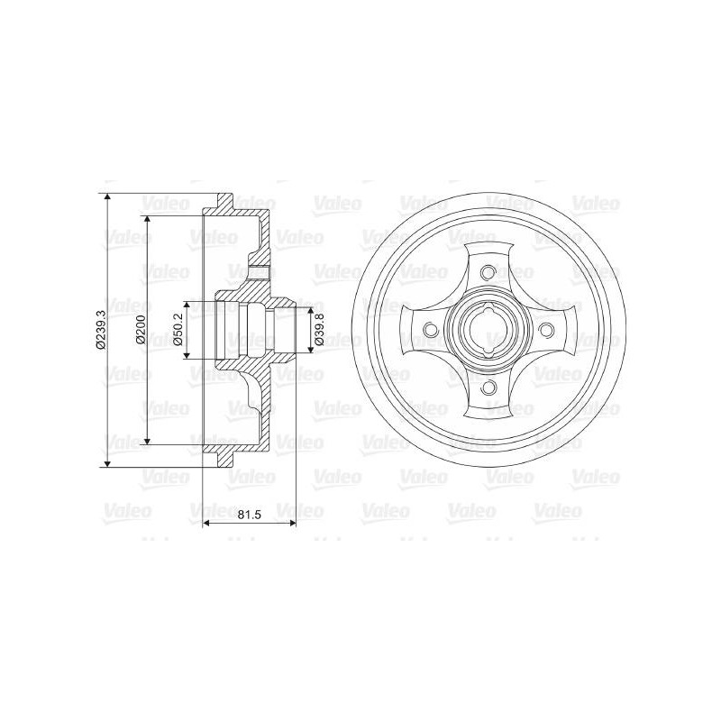 TAMBOUR FR VW POLO (6N) - GOLF III