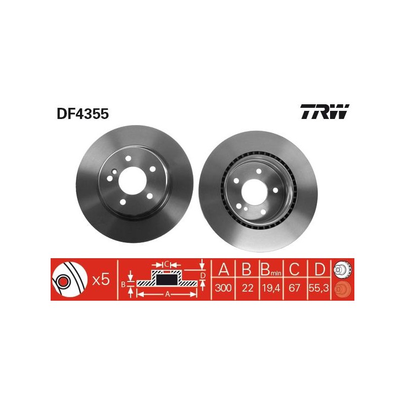 PAIRE DE DISQUES