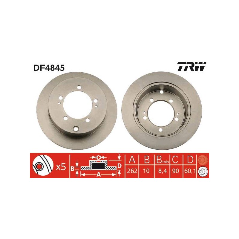 PAIRE DE DISQUES