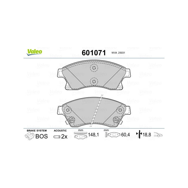 PLAQ FREIN OPEL ASTRA MK6 2009 AVA
