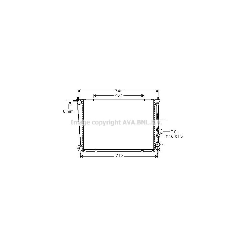 RAD EAU-VL/VUL- HYUNDAI- PRE