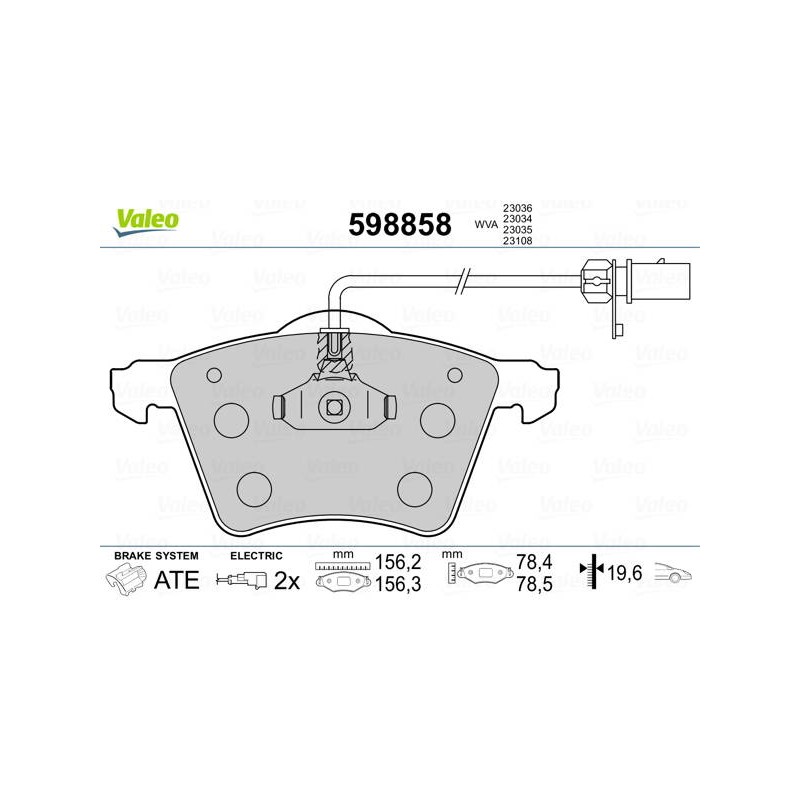 PLAQ FREIN VW TRANSPORTER (F7D)