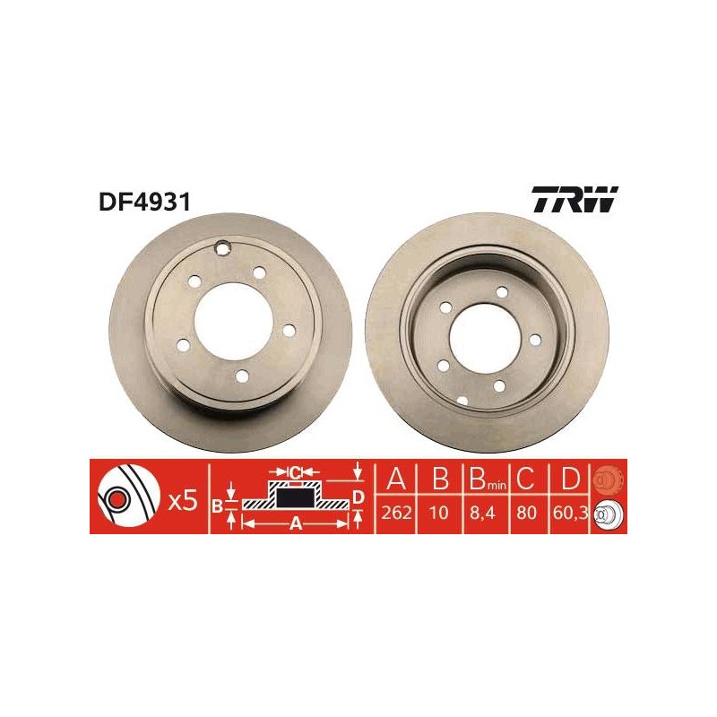 PAIRE DE DISQUES