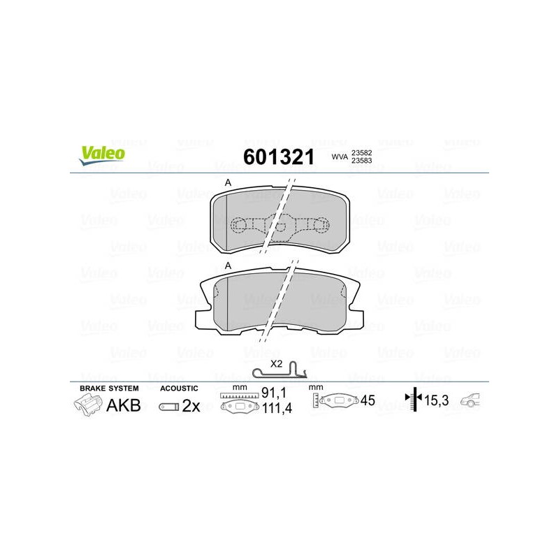 PLAQ FREIN CHRYSLER SEBRING AV
