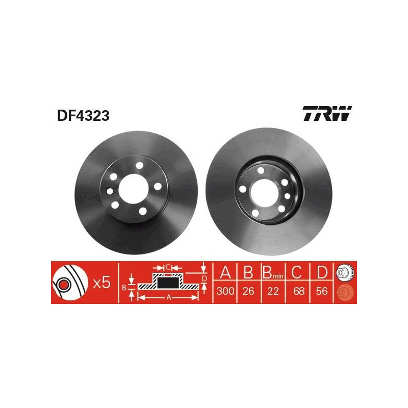 PAIRE DE DISQUES