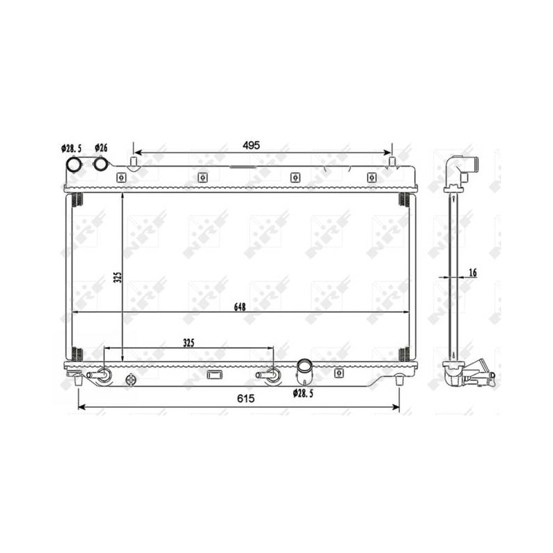 RAD HONDA JAZZ 1.4 02- RADIATORS AL