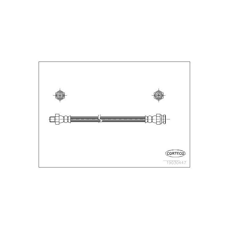 FLEXIBLE DE FREIN HYUNDAI-MITSUB