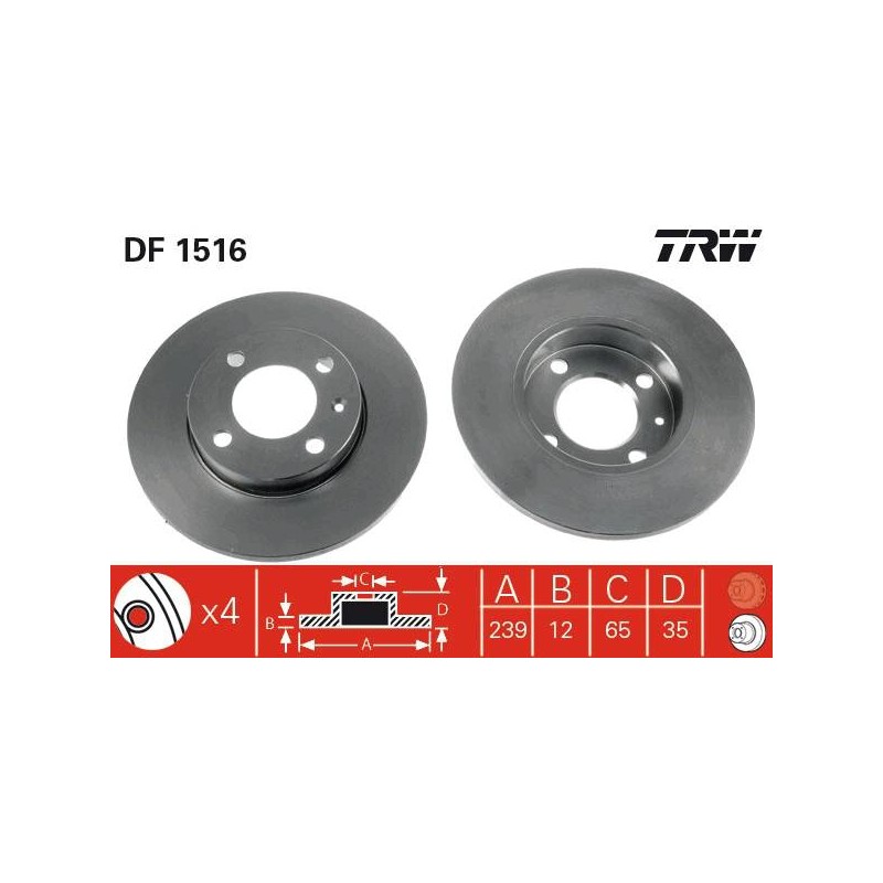 PAIRE DE DISQUES