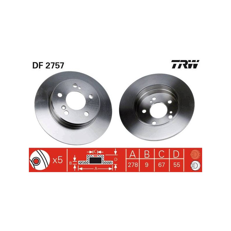 PAIRE DE DISQUES