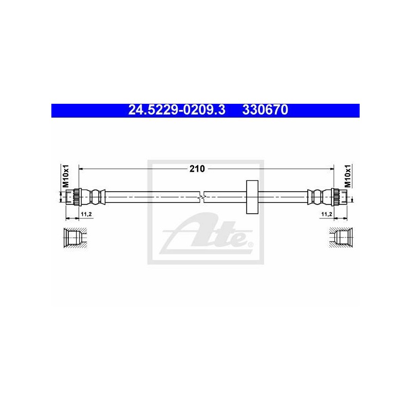 FLEXIBLE DE FREIN / EMBRAYAGE